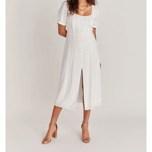 Backyard Roses Fleur Midi Dress